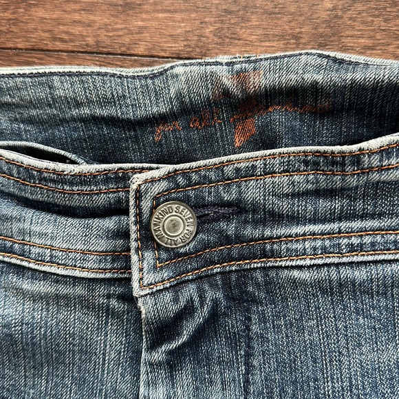 Y2K 7 For All Mankind Star Back Bootcut Jeans RARE style ⭐️ 7FAMK 28 NYM Vintage - Picture 9 of 15